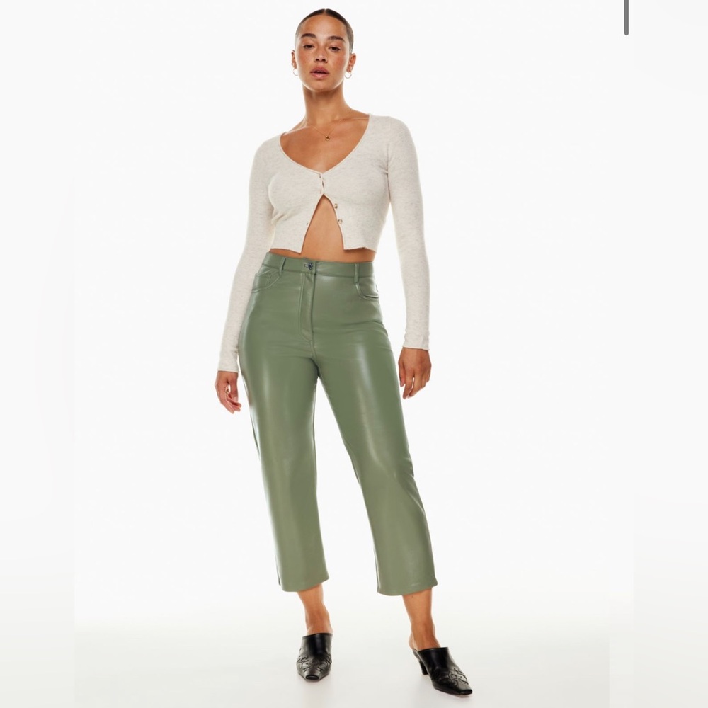 The Melina™ Cropped Pant in Sage Frost, size 0